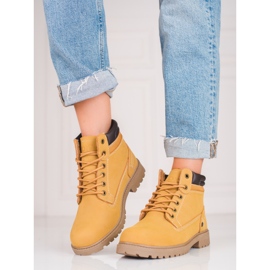 DK ženske kožne čizme za planinarenje smeđa 1