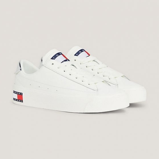 Cipele Tommy Hilfiger Vulc Lealther Plat Lc M EN0EN02284YBL bijela 1