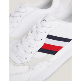 Tommy Hilfiger Cipele Court Cupsole Retro Lth Stripes M FM0FM04828YBS bijela 1
