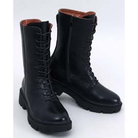 Heap Nero gležnjače na vezanje crna 1