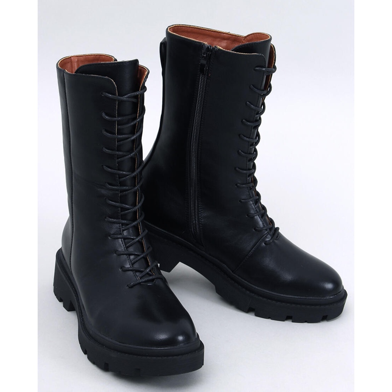 Heap Nero gležnjače na vezanje crno 1