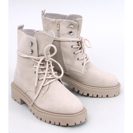 Gležnjače na vezanje sa štitnikom Simmo Beige bež 1