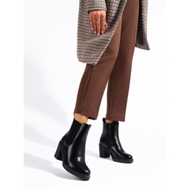 Klasične crne Shelovet gležnjače crno 1