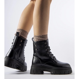 Crne radničke čizme sa debljim Melicucca đonom crno 1