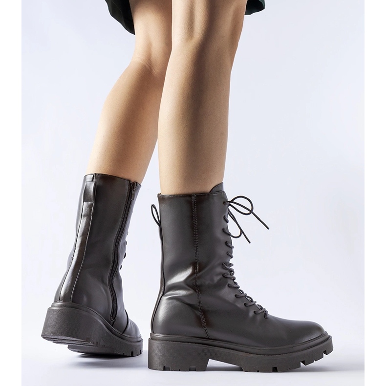 Radničke čizme sive Michel na vezanje siva 1