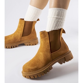 Davenport karamel čizme slip-on smeđa 1