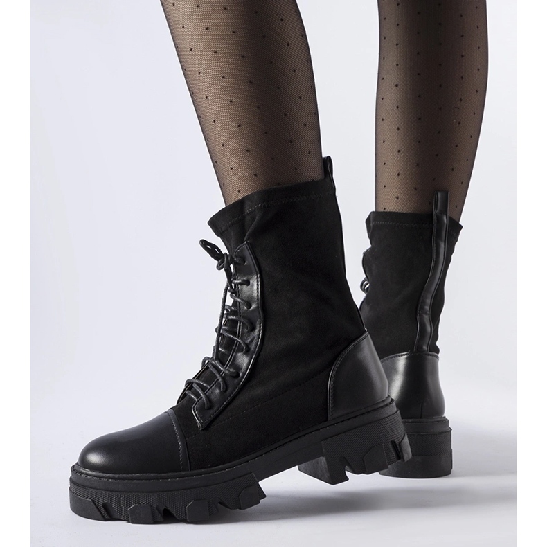 Crni radni natikači s Tarces uvezom crna 1