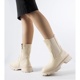 Bež izolirane klasične gležnjače Pleasanton 1