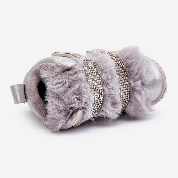 Dječje srebrne Leela izolirane čizme za snijeg srebro 1