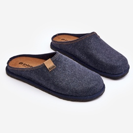 Inblu muške preventivne papuče SI000001 tamnoplave plava 1