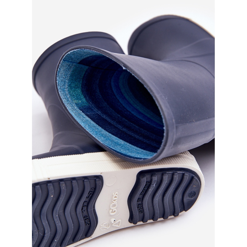 Lemigo Dječje Wellington čizme Wave Gokids 979 Mornarsko plave plava 2