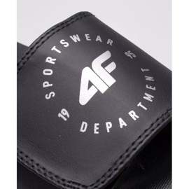 Ženske sportske japanke 4F 4FJSS23FFLIM080-21S crne crno 2