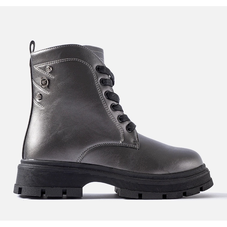 Basara čizme za djevojčice s grafitnom izolacijom siva 1