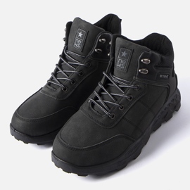 News Crne muške sportske cipele za planinarenje Timoteo crno 1