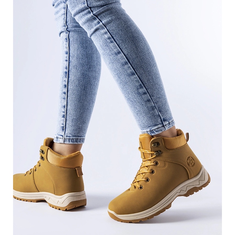 Guarcino čizme s karamel izolacijom smeđa 1