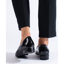 W. Potocki Ženske crne lakirane cipele Potocki crno 1