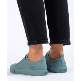 Ženske tamnozelene tenisice Big Star LL274019 zelena 1