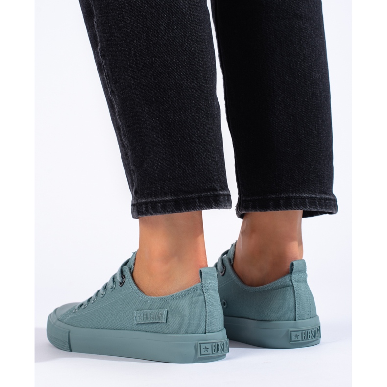 Ženske tamnozelene tenisice Big Star LL274019 zelena 1