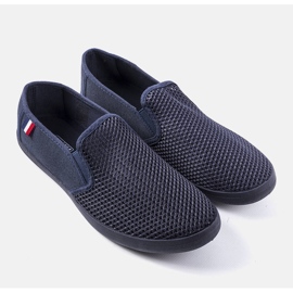 Muške tamnoplave ažur tenisice iz Garibaldija plava 1