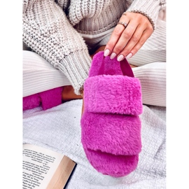 Ženske papuče s elastikom Rhodes Fuchsia ružičasta 1