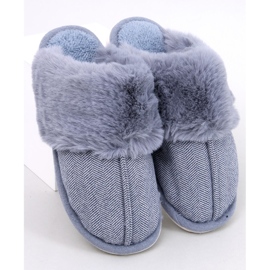 Gregory Blue muške papuče riblja kost plava 1