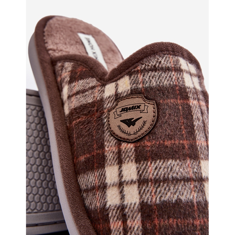 Muške smeđe Kallile papuče smeđa 2