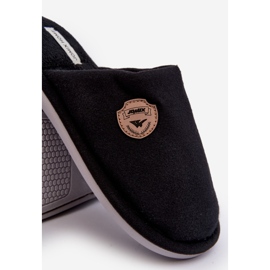 Muške klasične crne Makis papuče crna 2