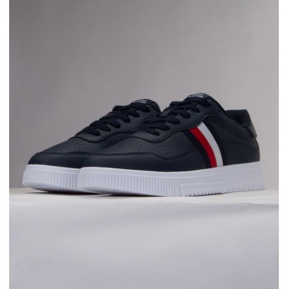 Tommy Hilfiger Supercup cipele s kožnim prugama M FM0FM04824 DW5 plava 1