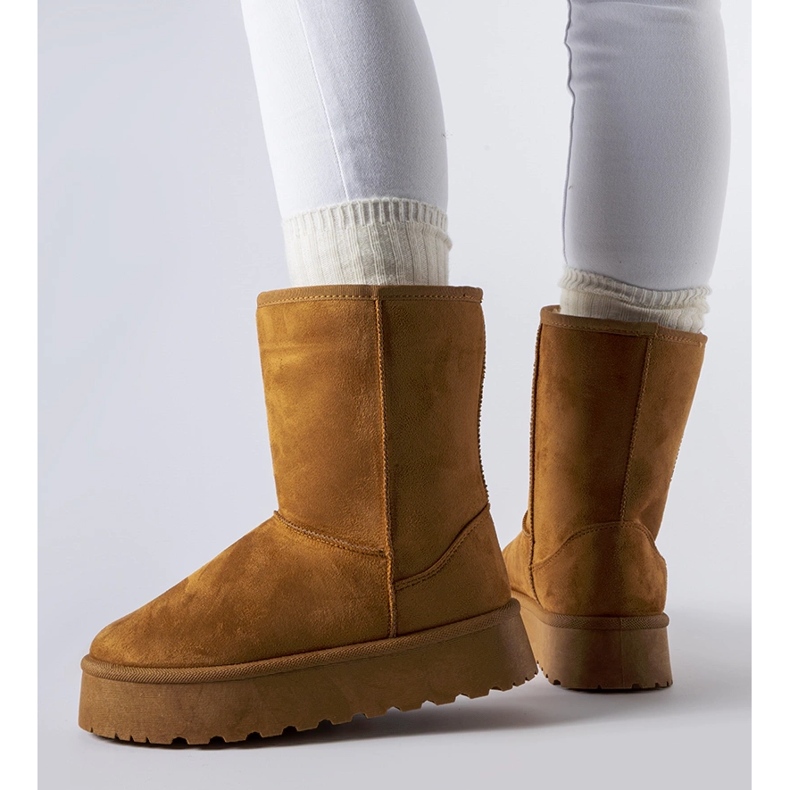 Smeđe visoke čizme za snijeg Summit smeđa 1