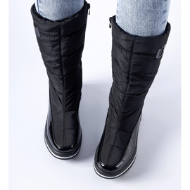 Crne izolirane visoke čizme za snijeg iz Settima crna 1