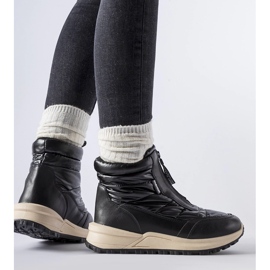 Ritter crne izolirane čizme za snijeg s patentnim zatvaračem crna 1