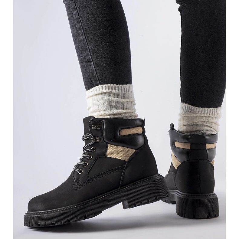 Crne izolirane čizme Bloomfield crno 1