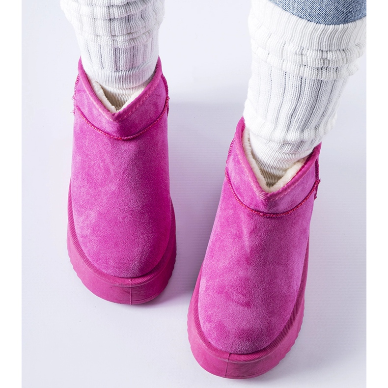 Ružičaste izolirane čizme za snijeg na Miso platformi ružičasta 2