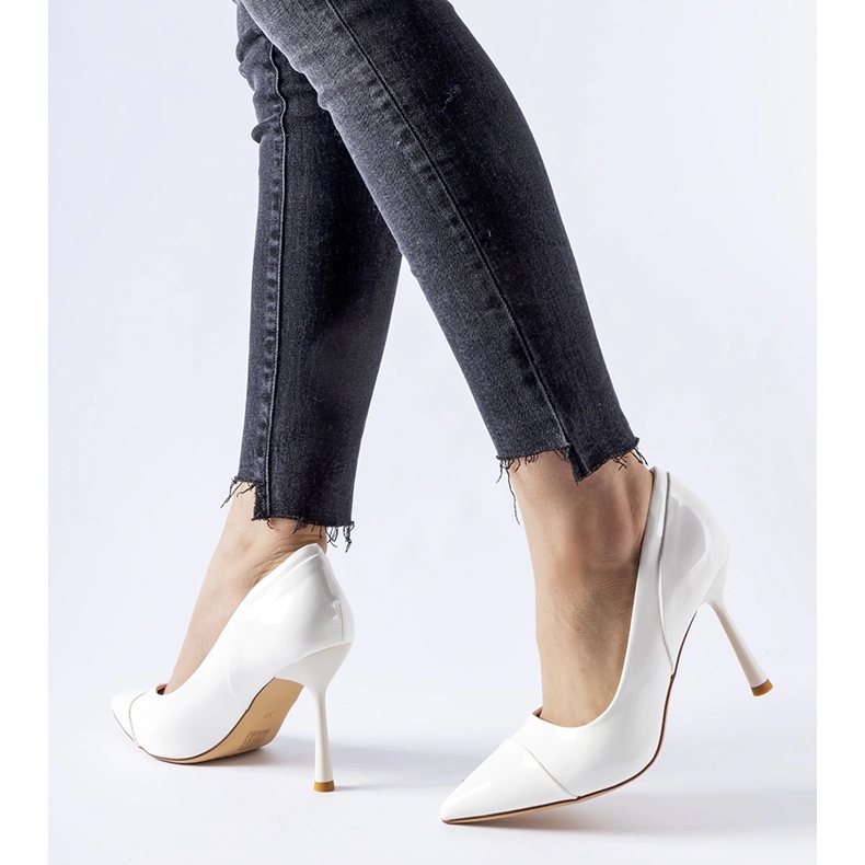 Bijele lakirane cipele Inferiore bijela 1