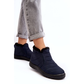 News Ženske mornarsko plave snježne čizme plava 1