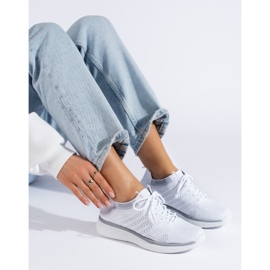 Sportske cipele na vezanje bijela 1