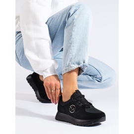 Vinceza ženske sportske cipele crne boje crna 1