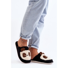 Tople ženske papuče crne Priseth crna 1