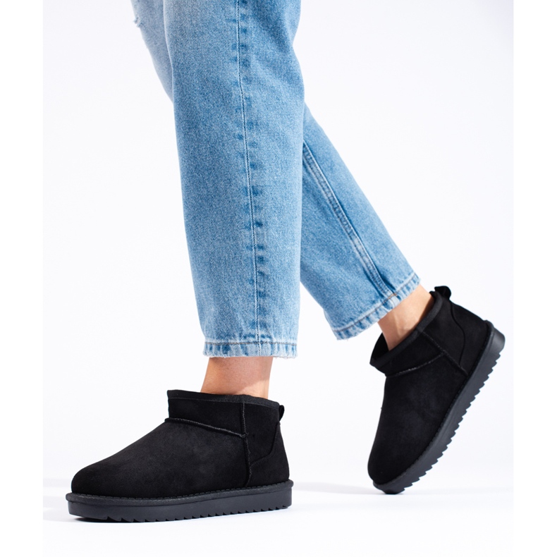 Crne ženske čizme za snijeg Shelovet crno 1