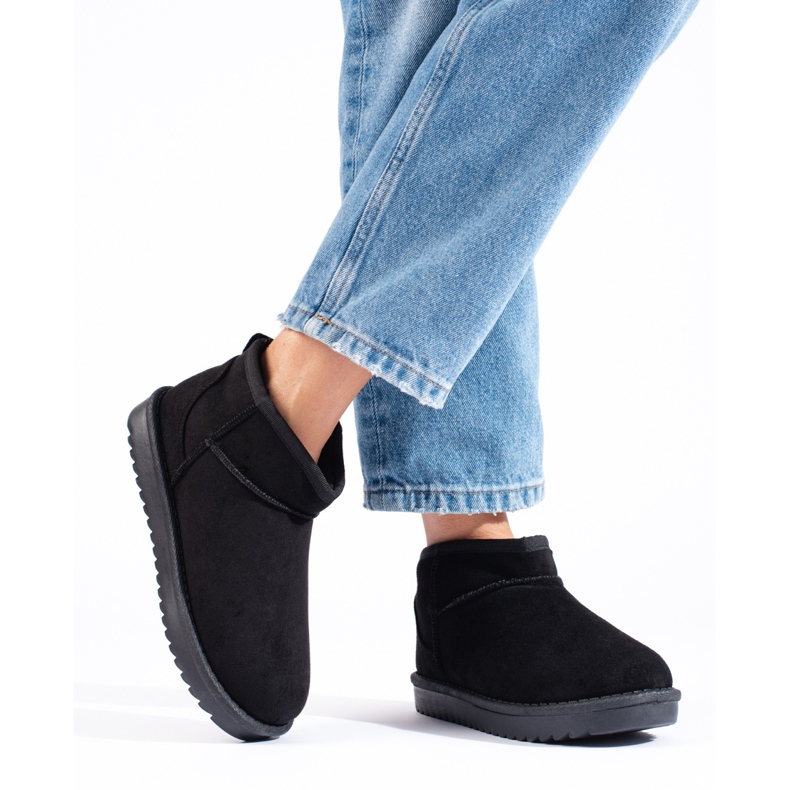 Crne ženske čizme za snijeg Shelovet crno 2