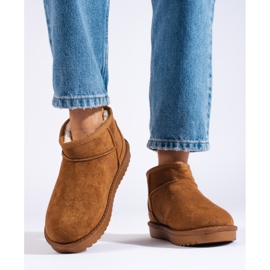 Shelovet ženske smeđe čizme za snijeg smeđa 2