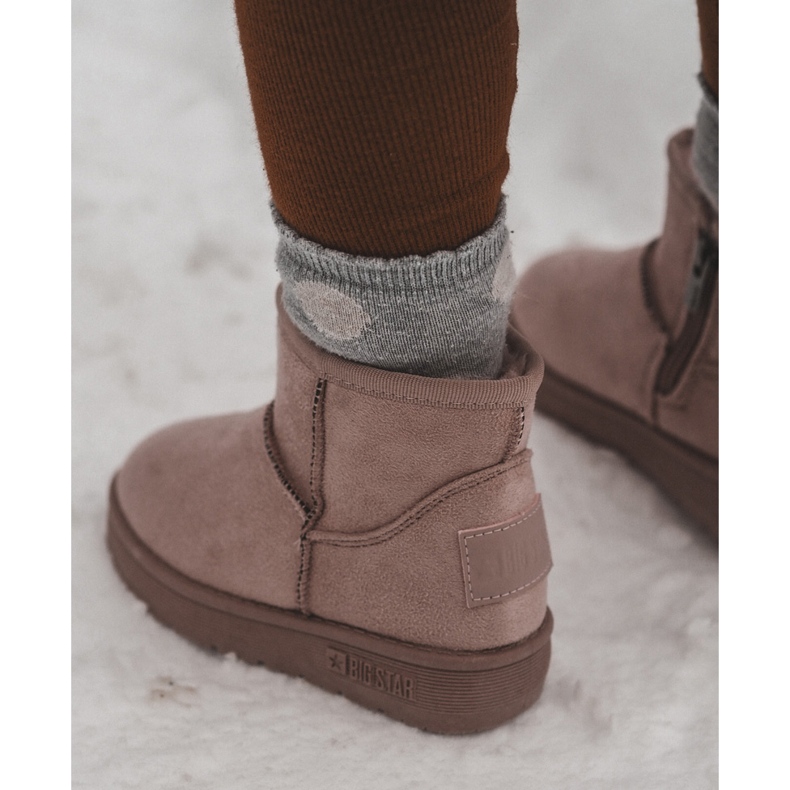 Big Star Dječje izolirane čizme za snijeg s patentnim zatvaračem, ružičasta velika zvijezda MM374101 2