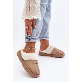 Ženske čizme za snijeg s ovčjom kožom, bež Villene 2