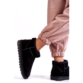 Ženske antilop nisko izolirane snježne čizme crna 4