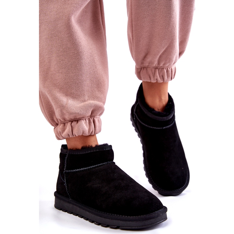 Ženske antilop nisko izolirane snježne čizme crna 5