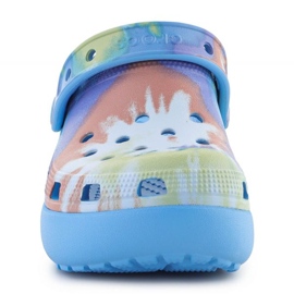 Crocs Classic Tie Dye Cutie Clog 208083-4KT pjenaste papuče plave plava 1