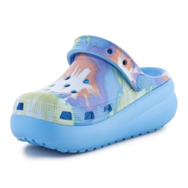 Crocs Classic Tie Dye Cutie Clog 208083-4KT pjenaste papuče plave plava 2