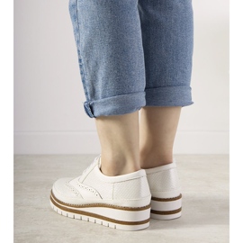 Klizne srebrne cipele s GF-FD9 vijcima bijela 1