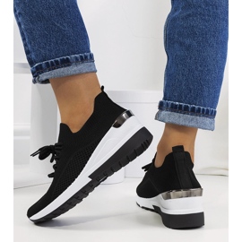 Crne tenisice na Sabelia klin crna 2