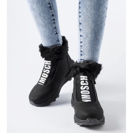 Crne izolirane visoke tenisice Oneglia crno 1